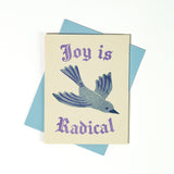 Joy is Radical - Risograph Card