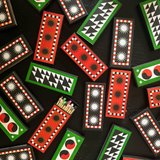 Geomegtric Yin Yang Risograph Printed Matches