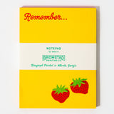 Strawberry Notepad