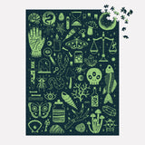 Occult and Curious 1000 Piece Glow in the Dark Puzzle