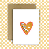 YOU ARE SO WEIRD Greeting Card