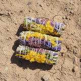 White Sage with Calendula Flower Smudge Wand