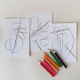 Abstract - Color Me Postcards