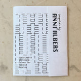 Mending + Embellishment Transfer: Anni Albers