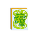 Another Year Closer - Risograph Birthday Card