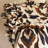 Ulla Johnson Ruffle Trim Printed Top