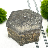 Silver-Plated Japanese Trinket Box