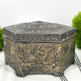 Silver-Plated Japanese Trinket Box