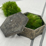 Silver-Plated Japanese Trinket Box