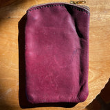 Oxblood Leather Pouch