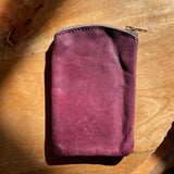 Oxblood Leather Pouch
