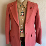 1970s PENDLETON CORAL WOOL BLAZER