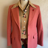 1970s "THE STRAWBERRY PLANT" SHEER COTTON BLOUSE