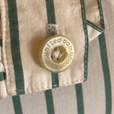 UNITED BAMBOO STRIPED TIE-NECK SHIRT