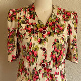 1970s STRAWBERRY FEELS DRESS