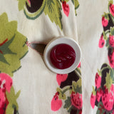 1970s STRAWBERRY FEELS DRESS