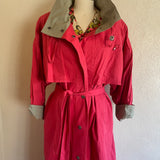 1980s FUCHSIA UTILITY TRENCH