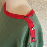 1980s Green Boatneck Tee