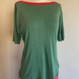 1980s Green Boatneck Tee