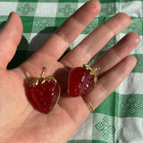 Luminous Strawberry Earrings