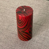 Vintage Swirl Pillar Candle
