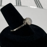 Silver Moonstone Ring - 1990s