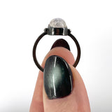 Silver Moonstone Ring - 1990s