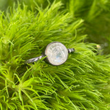 Silver Moonstone Ring - 1990s