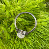 Silver Moonstone Ring - 1990s