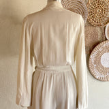 '70s Bill Blass Ivory Jumpsuit