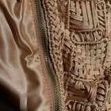 * Blush Macramé Fringe Bag