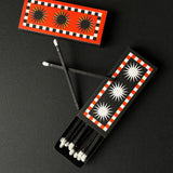 Geomegtric Star Risograph Printed Matches