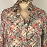 Vintage 70s Printed Jersey Shirt