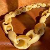 Vintage Resin Link Necklace