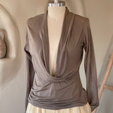 * Rick Owens Plunge Cowl Top