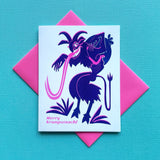Krampus - Risograph Holiday Card