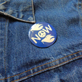 Vintage Peace Now Button