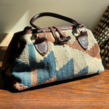 Vintage Southwestern Kilim Doctor Bag