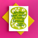 Another Year Closer - Risograph Birthday Card