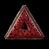 Cinnebar Brooch, ANTIQUE