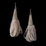 Pearly Beaded Earrings, VINTAGE