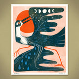 Riverbird Art Print 