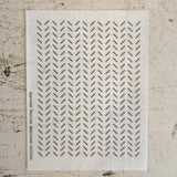 Minimal Mending + Embellishment Transfer: Diagonals