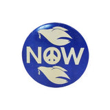 Vintage Peace Now Button