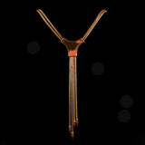 Lariat Snake Chain Necklace, VINTAGE